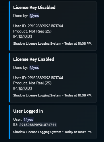 Log Example